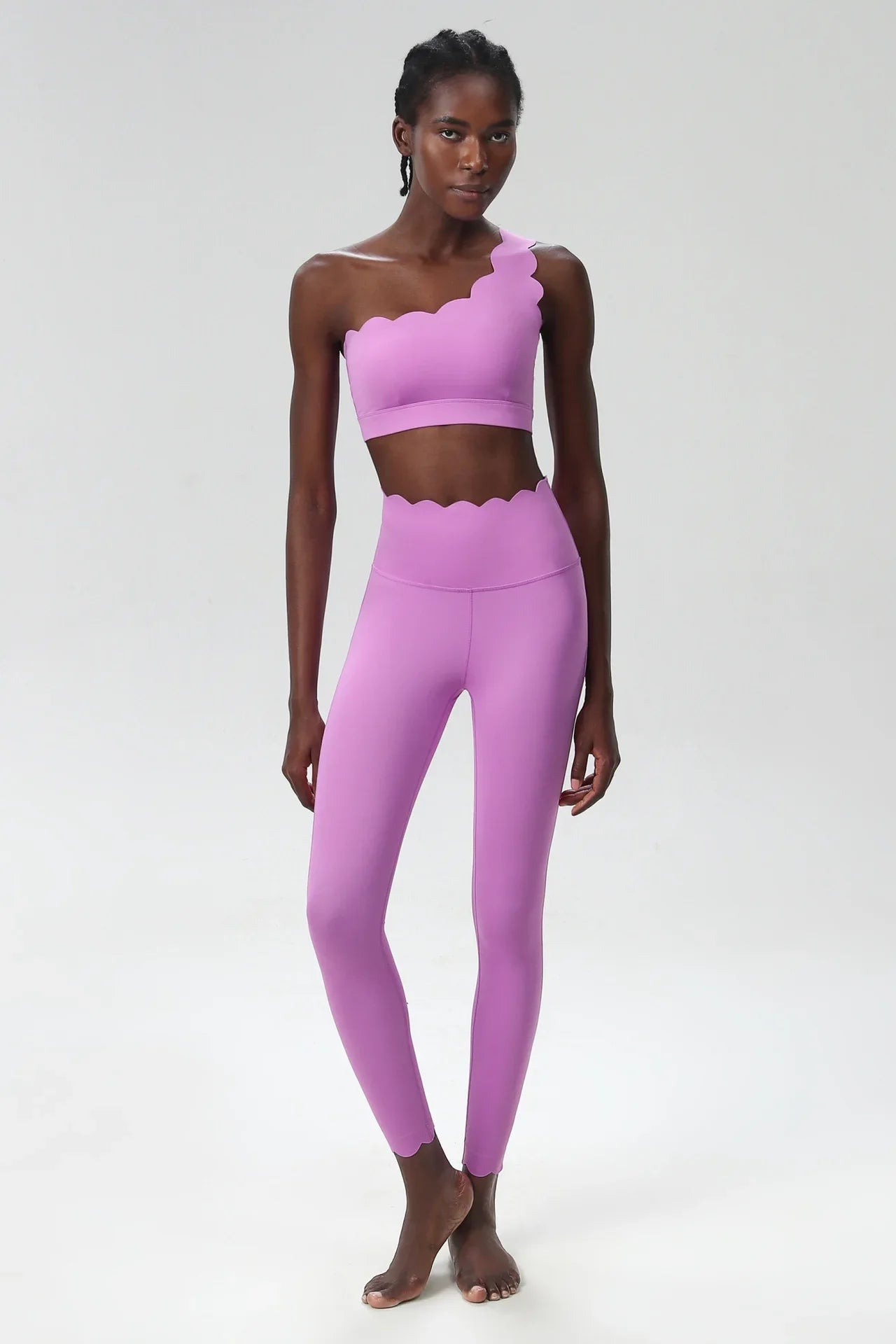 2PCS Women’s Seamless Yoga & Fitness Set – Sports Bra with Leggings & Gym Shorts Workout Outfit