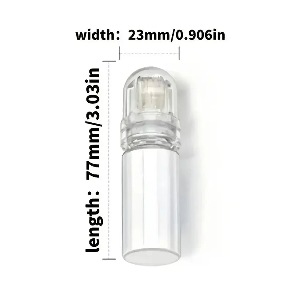 Hydra Roller 64-Pin Titanium Derma Needle – Reusable Skin Care Tool for Anti-Aging, Whitening & Serum Absorption