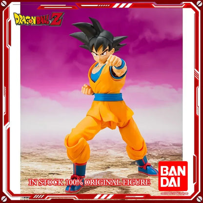 BANDAI S.H.Figuarts Son Goku Action Figure — 100% Original Dragon Ball Anime Collectible Model Toy