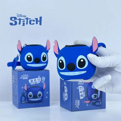 Disney 3D Stitch Wireless Bluetooth Mini Speaker – Dual HIFI Stereo Bass with TF & FM Radio