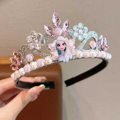 Kawaii Anime Frozen Sanrio Princess Crown - Elsa Headdress Jewelry for Girls & Baby - Party Decoration & Gift Accessory