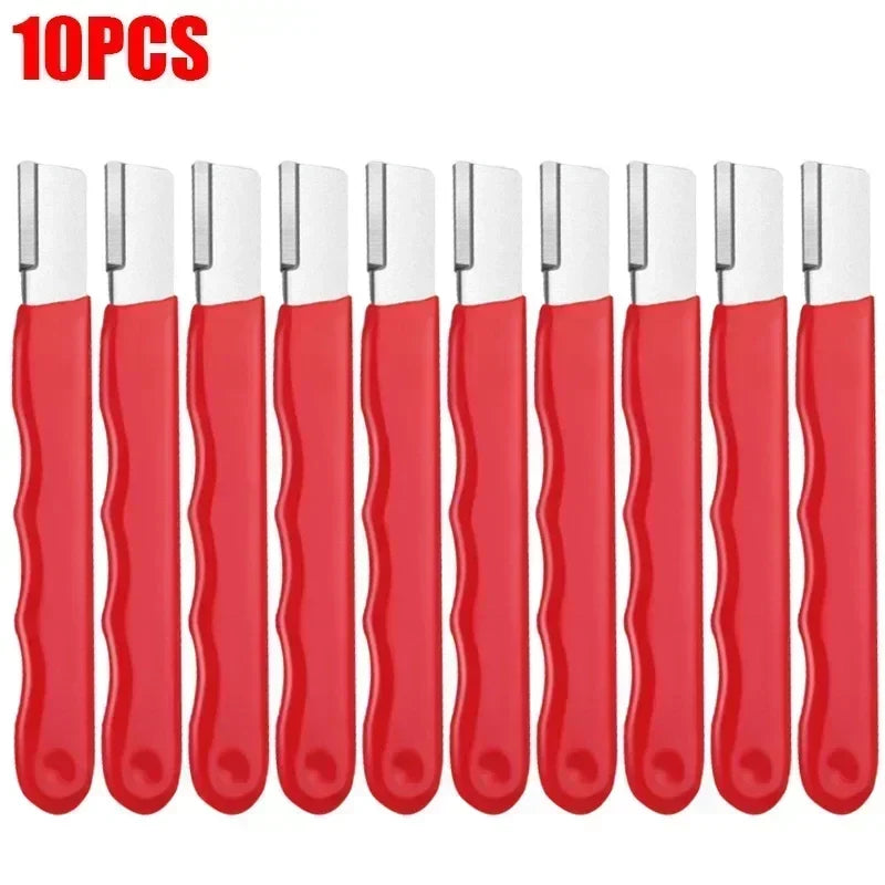 Portable Knife Sharpener - Alloy Steel Manual Knife & Scissor Sharpening Tool