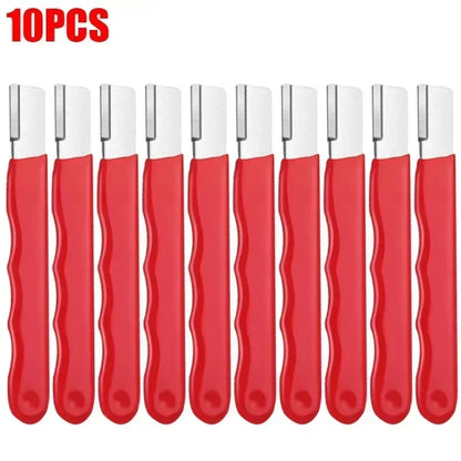 Portable Knife Sharpener - Alloy Steel Manual Knife & Scissor Sharpening Tool