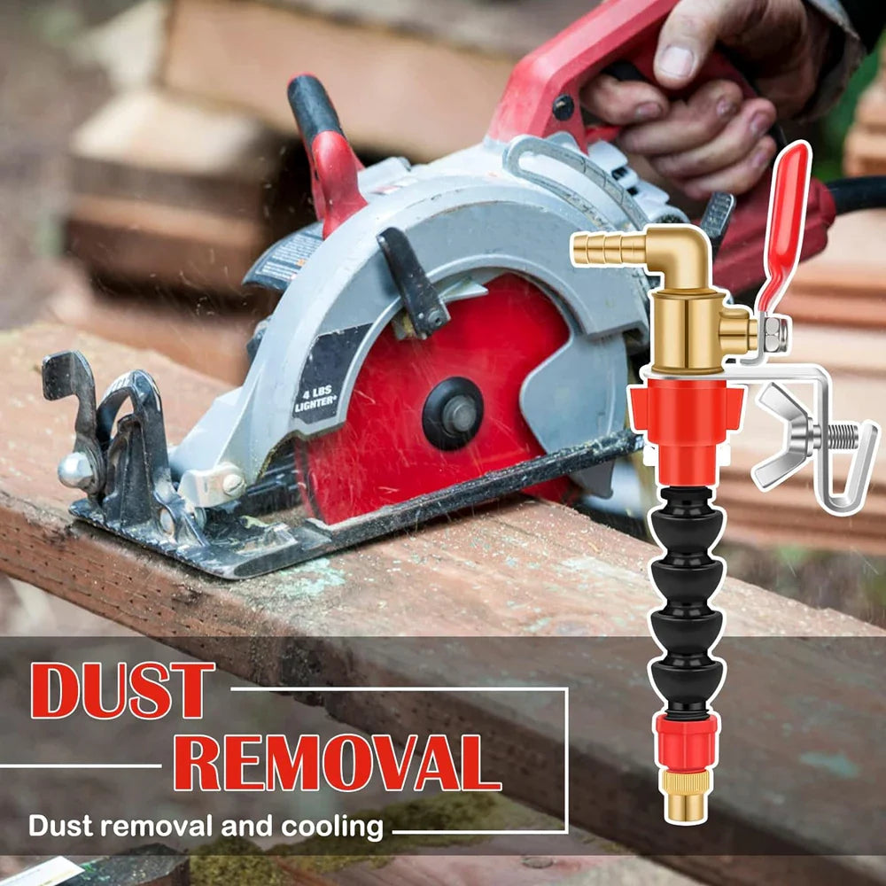Coolant Misting Nozzle System – Dust-Proof Water Sprayer for Marble, Tile & Brick Cutting Machines