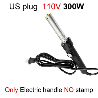 Handheld Copper Hot Stamping Machine – Electric Branding Iron for Wood, Leather & Cake DIY Crafts