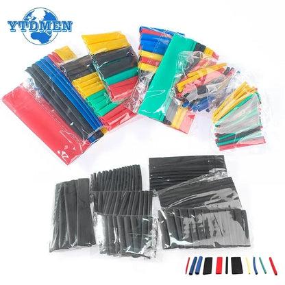 127/164/280/560PCS Heat Shrink Tubing Kit - 2:1 Insulation for Electrical Wire & Cable Connection
