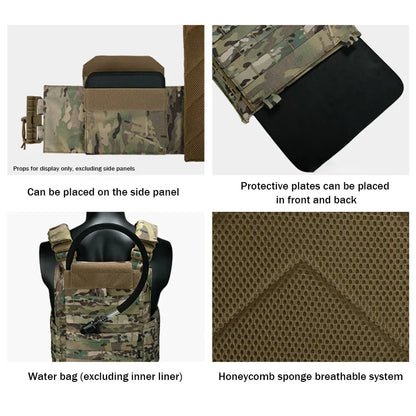 YAKEDA Quick-Disassembly Training Vest – Detachable, Expandable, Comfortable, Breathable, Wear & Tear-Resistant