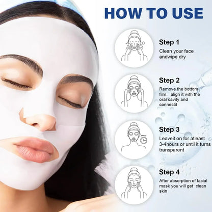 5-Pack Deep Collagen Anti-Wrinkle Face Mask – Overnight Lifting, Firming & Moisturizing