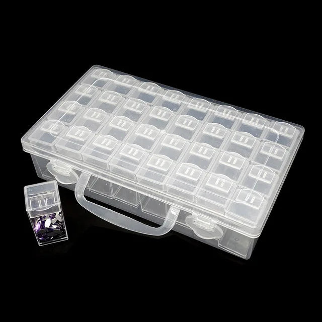 Diamond Painting Storage Box – 5D DIY Container for Tools, Embroidery Accessories & Drill Storage