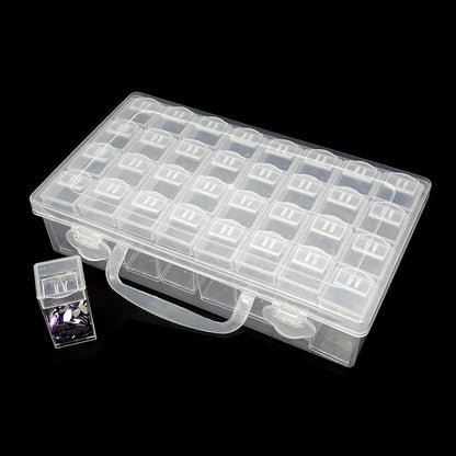 Diamond Painting Storage Box – 5D DIY Container for Tools, Embroidery Accessories & Drill Storage