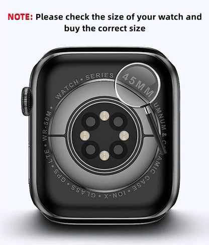 Hard PC Front & Back Screen Protector Case for Apple Watch Series 4-9 & SE/Ultra – 40mm-45mm iWatch Cover
