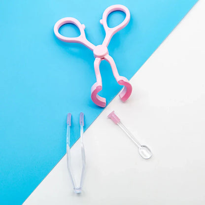 Contact Lens Insertion & Removal Tool Kit Eye-Opening Aid Eyelid Stretcher for Hassle-Free Color Contact Lens Application