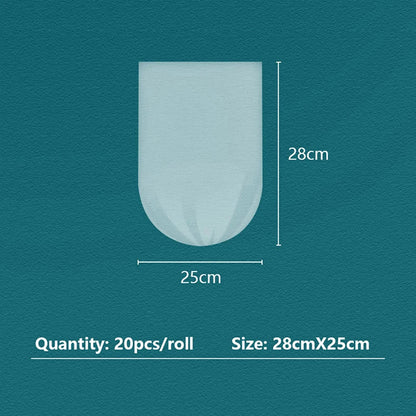 5Roll 100Pcs Mini Garbage Bags – Thickened Disposable Trash Bags for Household & Desktop Use, Kitchen Tools