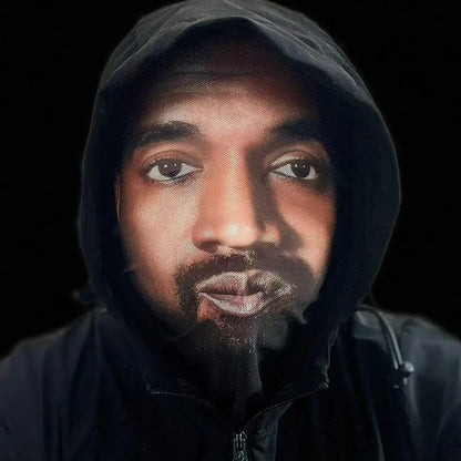 3D Balaclava Mask Hat - Seamless Kanye Face Mask for Pranks, Celebrity Hip Hop Hood Headgear