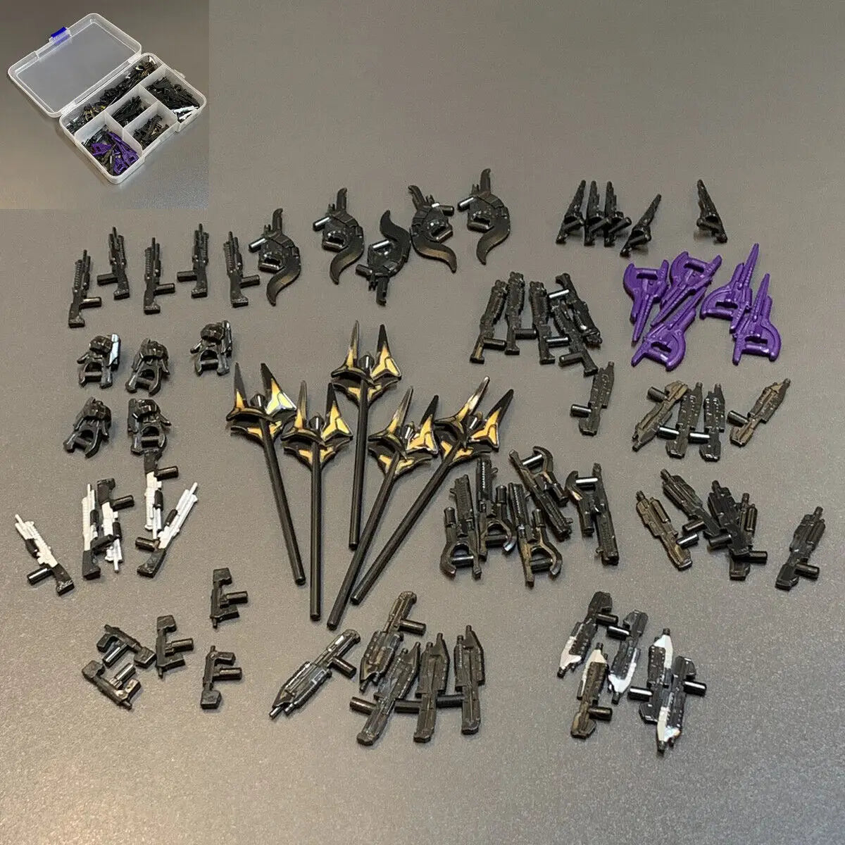 Mega Construx Lot – Master Chief, Elite, Grunt & MOTU He-Man Figures with Weapons