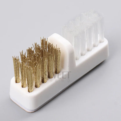 Electric Nail Drill Brush – Portable Manicure Bit Cleaner with Dual Copper Wire for Nail Care Tools