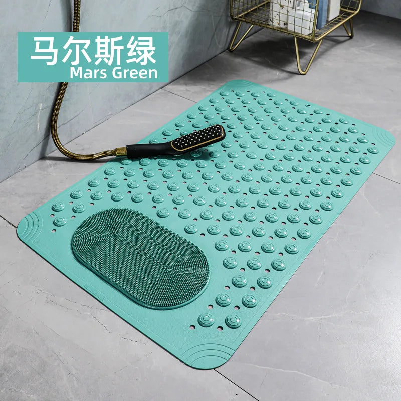 Non-Slip Bathroom Floor Mat – Anti-Drop Toilet & Bathtub Massage Mat for Household Safety