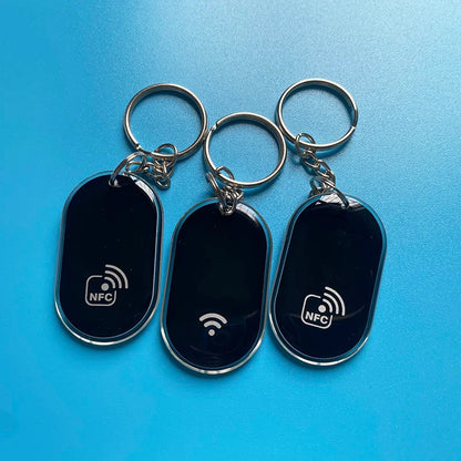 13.56MHz NFC213 Chip Keychains – 144Bytes RFID TAG ISO14443A NFC Key Fobs for All NFC-Enabled Phones
