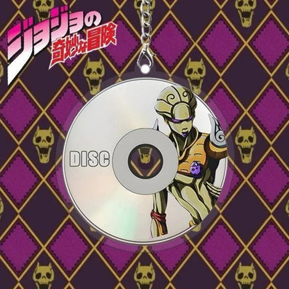 Anime Acrylic Keychain - JoJo Bizarre Adventure Cosplay Figure Charm for Bags, Desk Decor & Holiday Gift