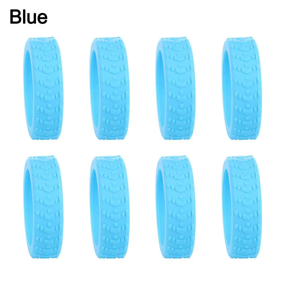 8pcs Travel Luggage Wheel Covers | Silicone Casters Protection for Suitcase, Noise-Reducing