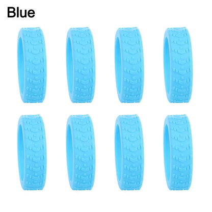 8pcs Travel Luggage Wheel Covers | Silicone Casters Protection for Suitcase, Noise-Reducing