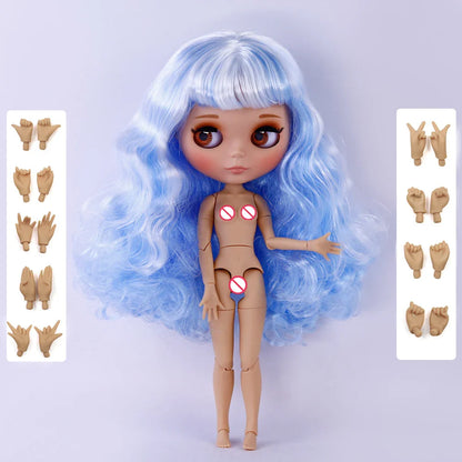 ICY DBS Blyth 1/6 Joint Doll – 30cm Tan Skin Matte Face BJD Girl Doll Toy Gift