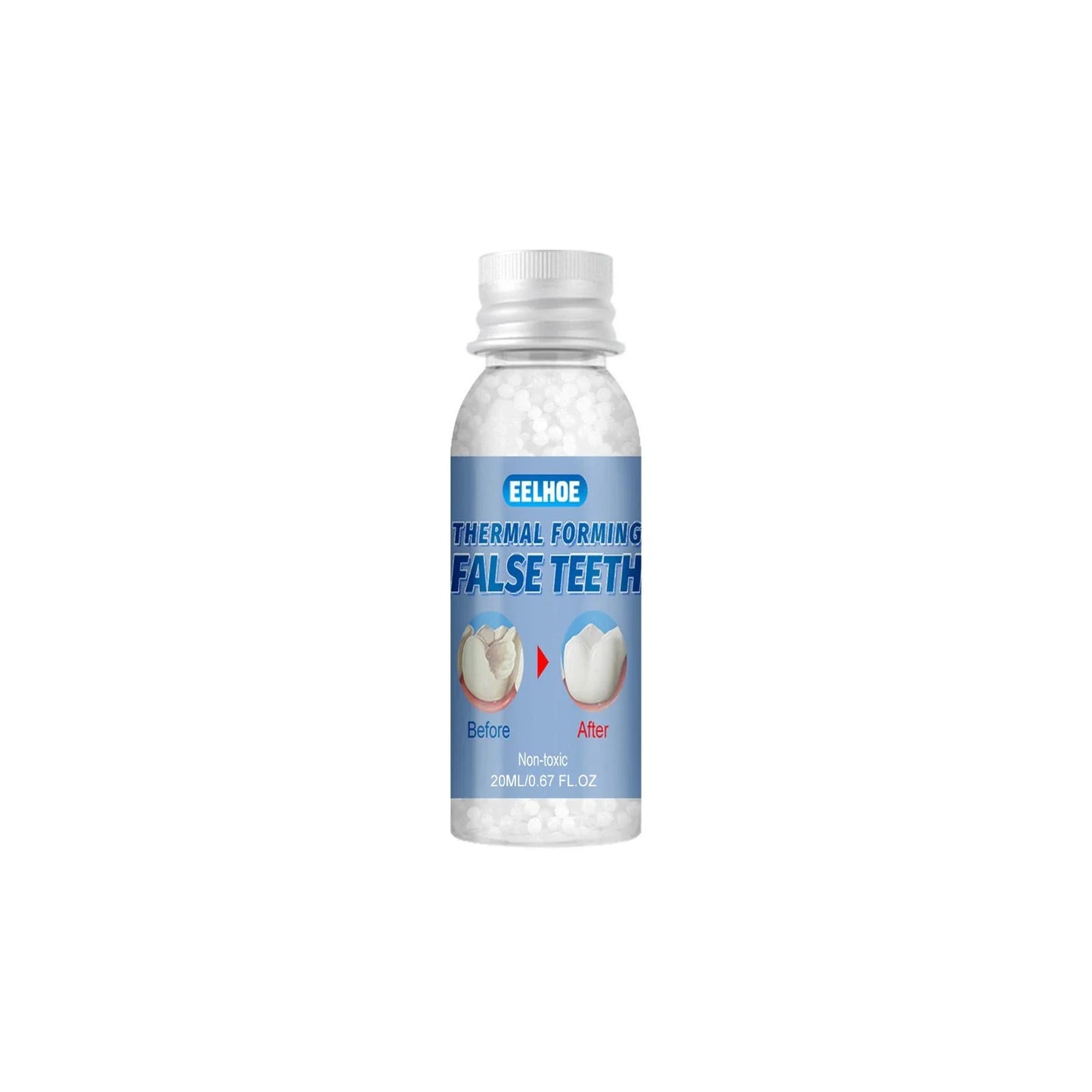 Resin False Teeth & Solid Gums — Temporary Filling Material for Dentistry, Oral Care, Denture Restoration 20/30ml