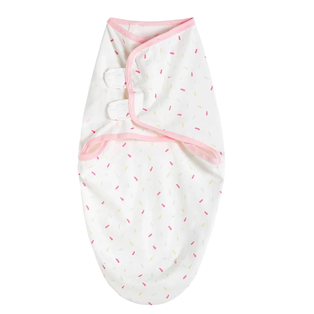 100% Cotton Newborn Swaddle Sleep Sack – Thick Infant Baby Wrap Cocoon Diaper Bag (INSULAR Summer)