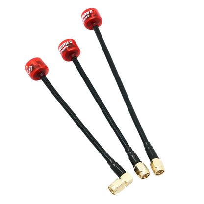 RUSHFPV Cherry 2 II 5.8G FPV Antenna — LHCP/RHCP SMA UFL IPEX MMCX for Freestyle Analog & Digital Drones