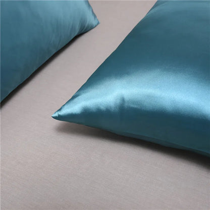 Silk Satin Pillowcase — Hair & Beauty Friendly Pillow Cover, Comfortable Home Decor for Standard/Queen, 1PC