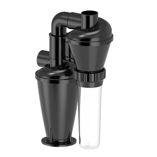 Double Filtration Cyclone Dust Collector: 50mm/2'' Turbocharged DIY Woodworking Filter - Industrial Separator Canister