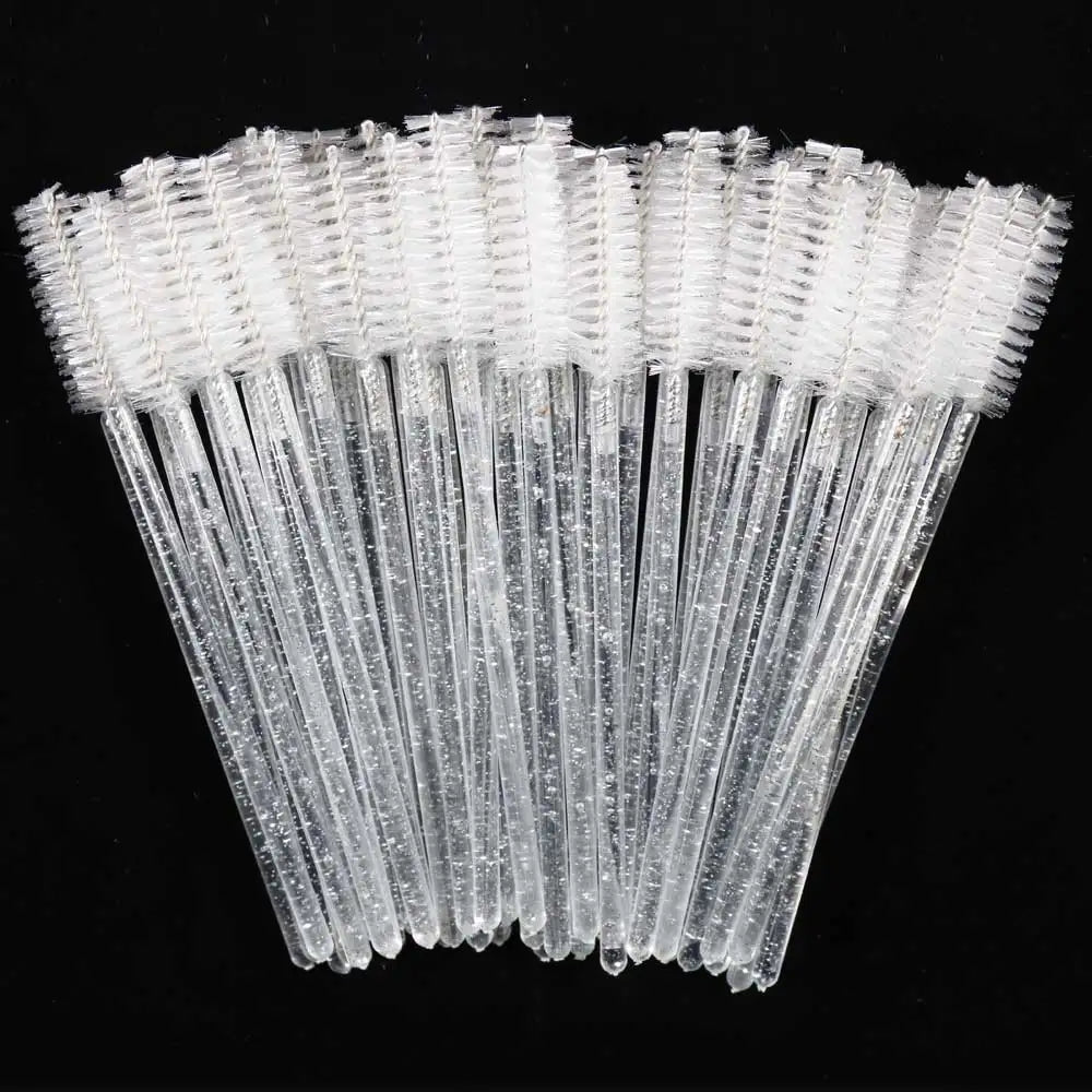Eyelash Extension Disposable Eyebrow Brush Set - Mascara Wand Applicator Spoolers for Eye Lashes, Cosmetic Makeup Tools