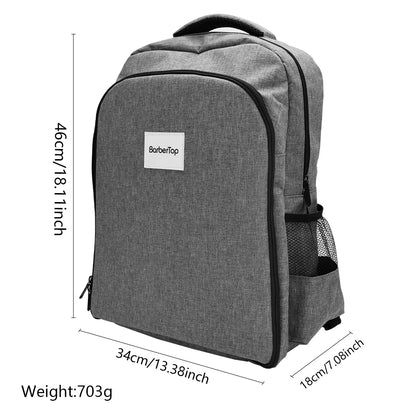Multifunctional Barber Backpack – Large Capacity Hairdressing Tool Storage Bag, Makeup & Travel Rucksack
