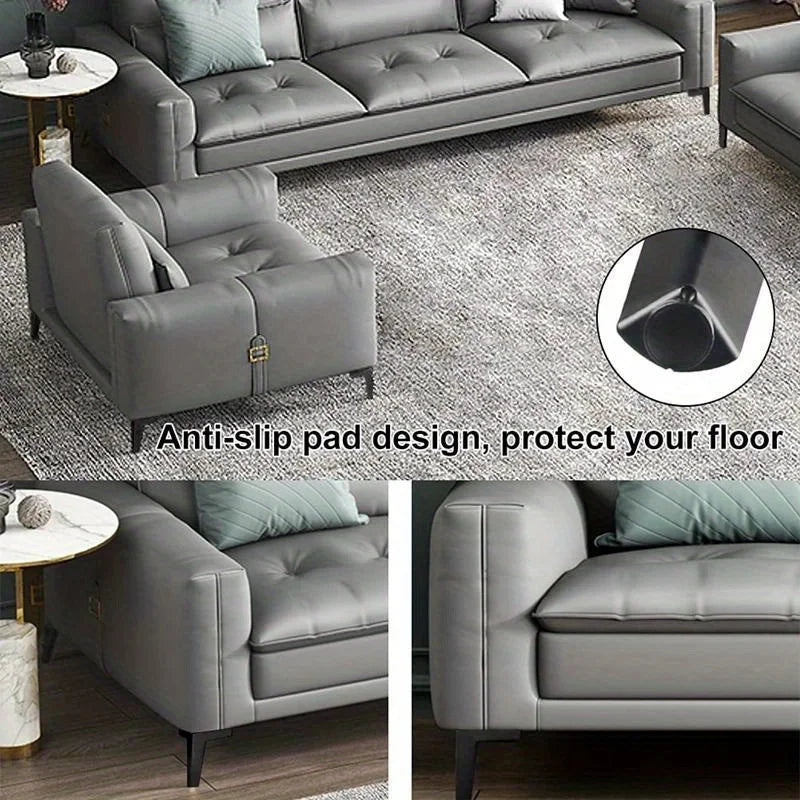 4Pcs Modern Metal Furniture Legs – Gold & Black Iron Sofa Feet for Table, Bed, Chair, Desk & Cabinet
