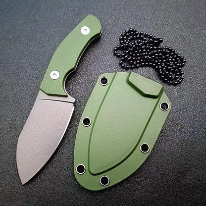 High Hardness Fixed Blade Knife - Portable Outdoor Camping Survival Knife with Sheath