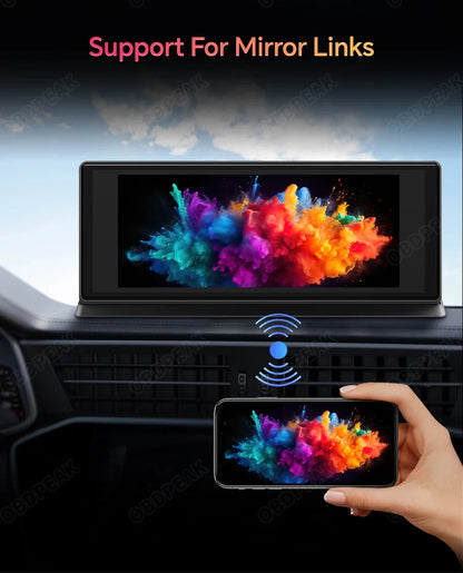 K2 Pro 11.3" 4K Dash Cam — Car DVR with Wireless CarPlay, Android Auto, 5G WiFi & GPS Navigation