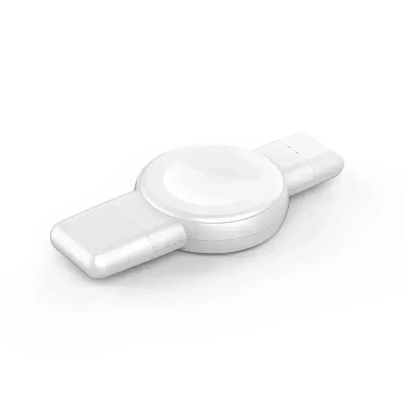 Magnetic Wireless Watch Charger USB-C — Fast Charging for Apple Watch 9/8/7/6/5/4/SE & Samsung Galaxy Watch 7/6/5/4 Active 1/2