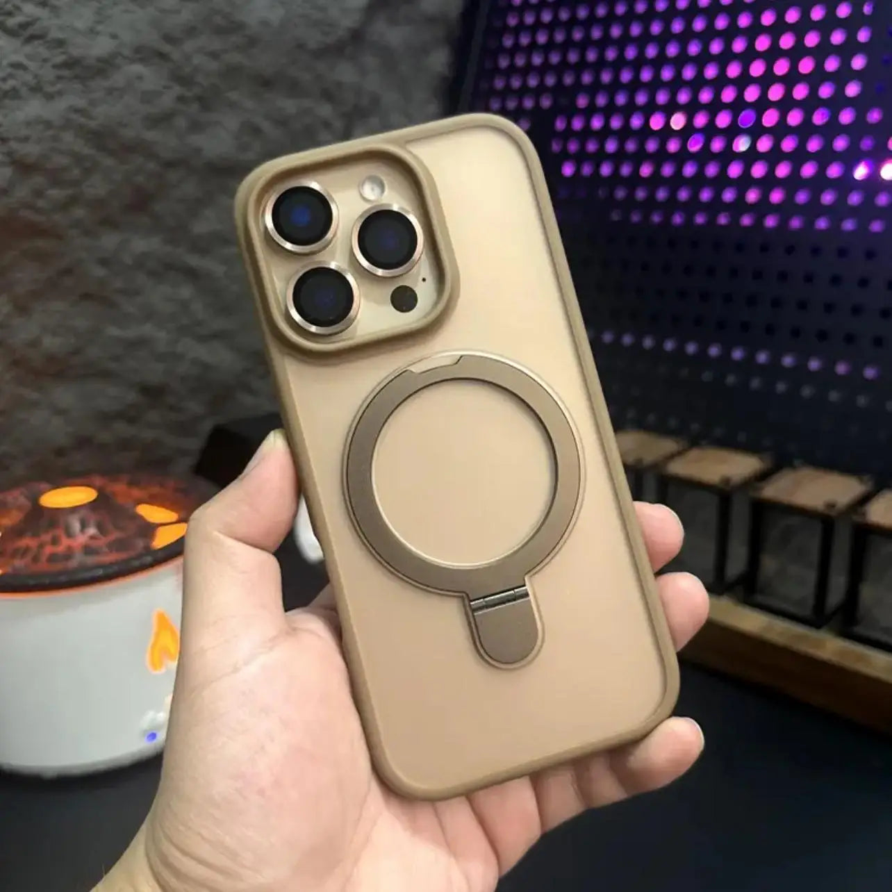 Luxury Magnetic Armor Case — Shockproof Wireless Charging Cover for iPhone 11–17 Pro/Max/Air