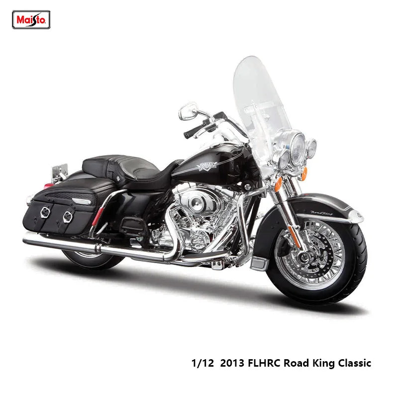 Maisto 1:12 Harley Davidson 2017 Road King Special – Classic Die-Cast Motorcycle Model Collectible Toy Gift