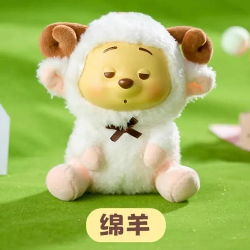 Disney Winnie the Pooh Vinyl Blind Box – Naughty Party Pooh Bear Mystery Pendant Toy, Cute Surprise Doll Gift