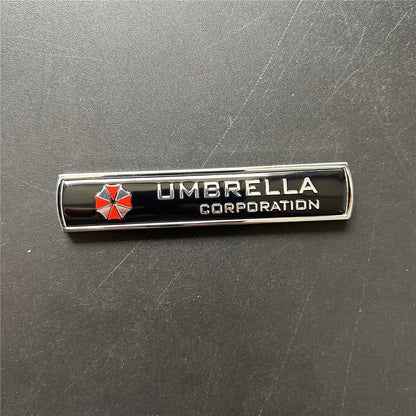 3D Aluminum Car Emblem - Umbrella Corporation Sticker Badge for Auto Styling & Decoration