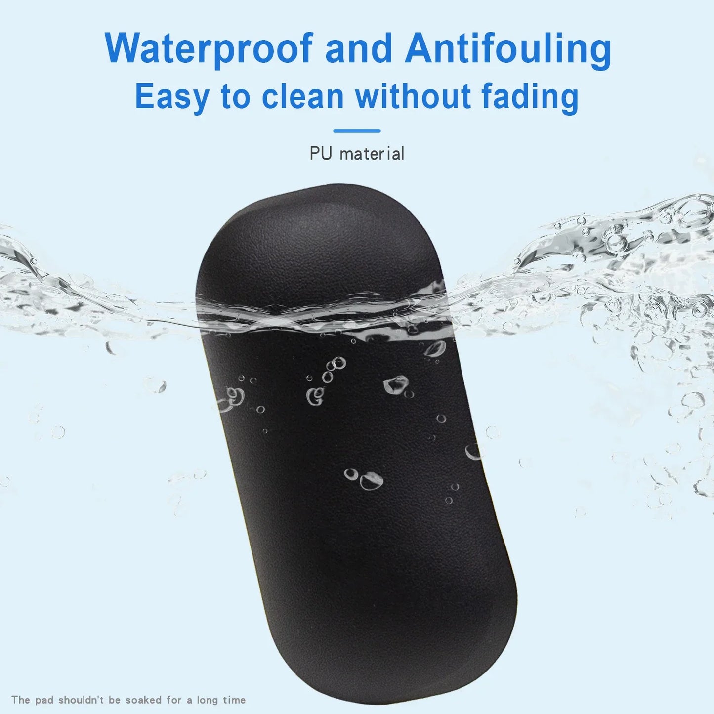 EXCO Ergonomic Silicone Mouse Wrist Rest – Leather Surface Cushion for Computer, Laptop, Office & Gaming Pain Relief