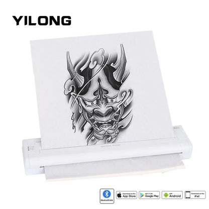 ATS886 Portable Tattoo Stencil Printer – Thermal Stencil Maker & Copier