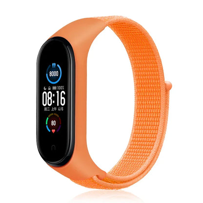 Nylon Loop Strap for Xiaomi Mi Band - Adjustable Sport Wristband Bracelet for Mi Band 3 4 5 6 7 8