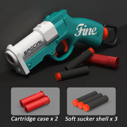 Mini S686 Soft Bullet Launcher Toy Gun – Airsoft Foam Bullet Blaster for Kids, Outdoor Pistol Weapon