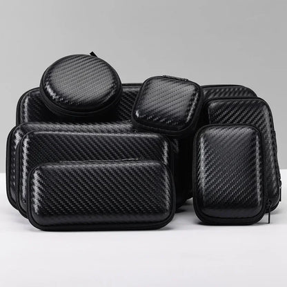 U Disk Data Cable Zipper Bag: Mobile Charger Protection for Phone & Hard Disk - Storage Pouch with Folding Design for Compact Organization