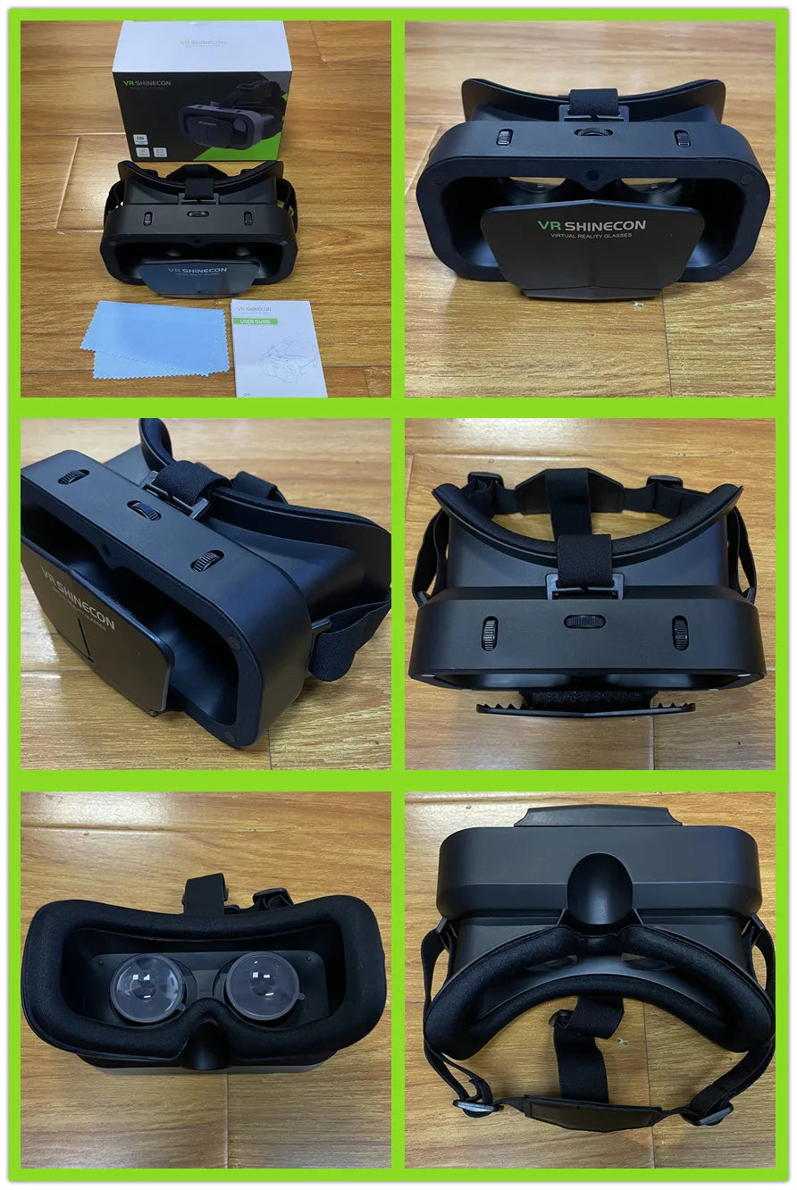 VR Glasses Virtual Reality Headset – 3D Lenses Smart Goggles for Smartphones, Mobile Game Accessory