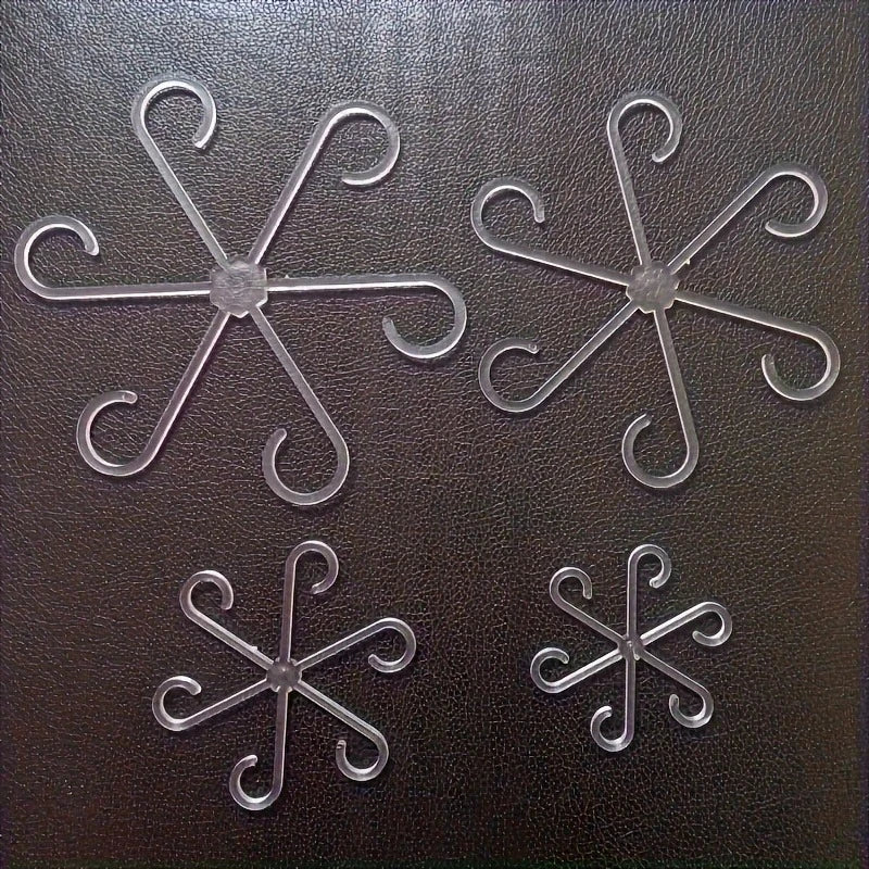 4PCS Plant Support Stakes – Anti-Toppling Folding Fixator Poles for Flowers & Hydroponic Plants