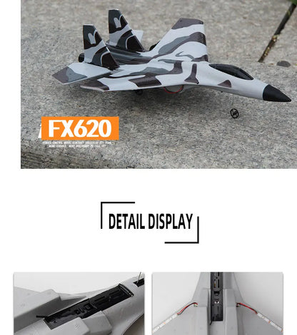 RC SU-35 Foam Fighter Jet – 2.4G Remote Control Glider Airplane Toy for Kids & Boys
