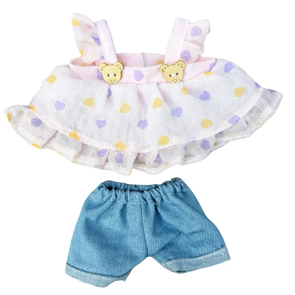 Fashion Baby Doll Clothes Set – 6 Handmade Styles for 10-Inch Bebe Reborn Dolls Accessories